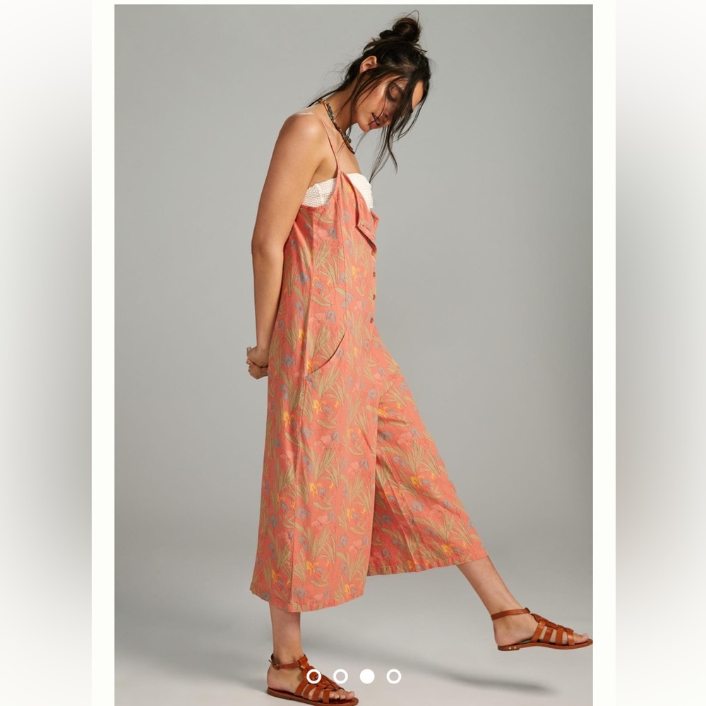 Bobo Choses for Anthropologie Floral Overalls Jumpsuit